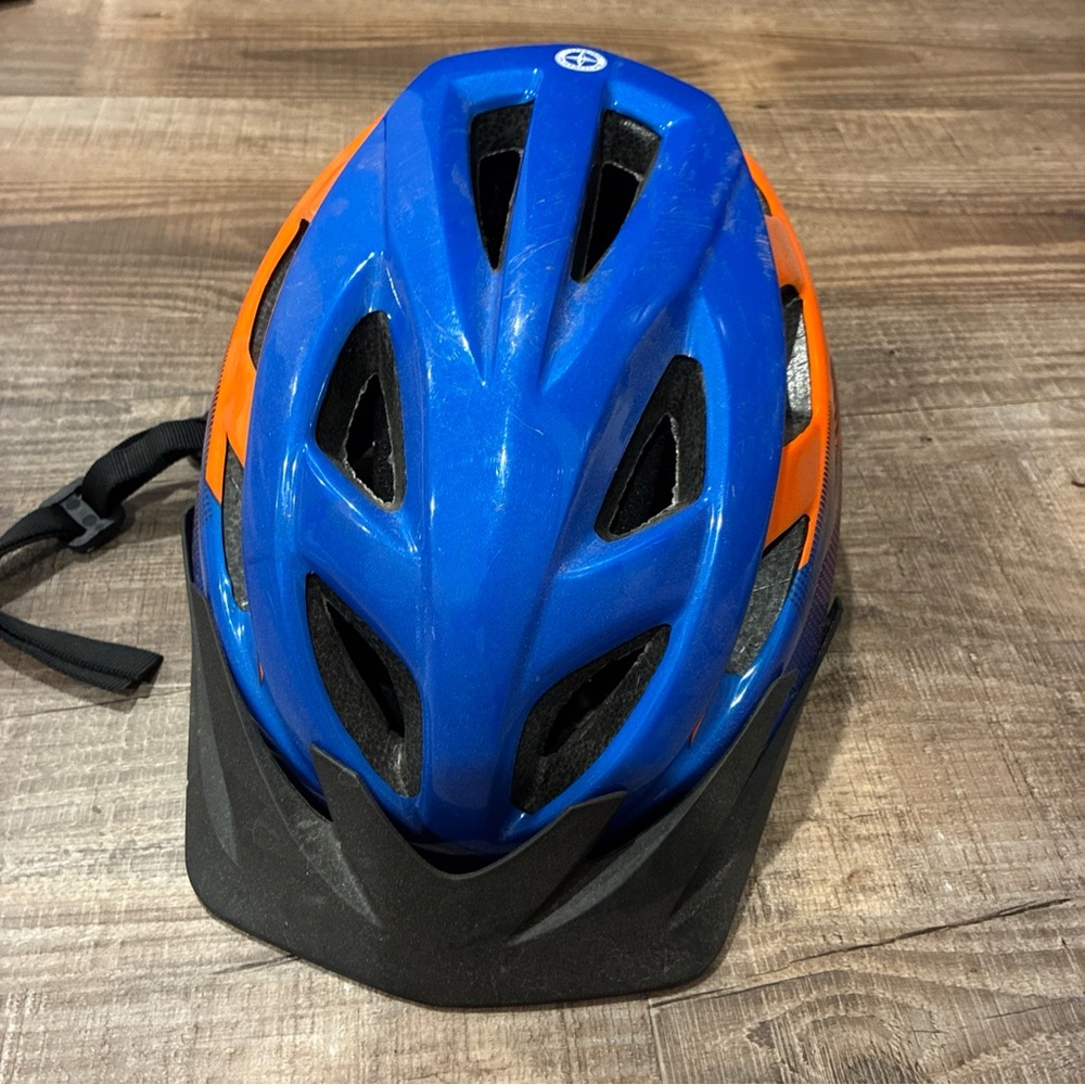 Schwinn Blue with Orange Accent Kids Bicycle Helmet
